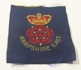 Girl Guides Hampshire East 1 1/2" x 1 7/8" Embroidered Fabric Patch Badge