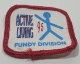 Girl Guides Active Living 95 Fundy Division 2" x 2" Embroidered Fabric Patch Badge