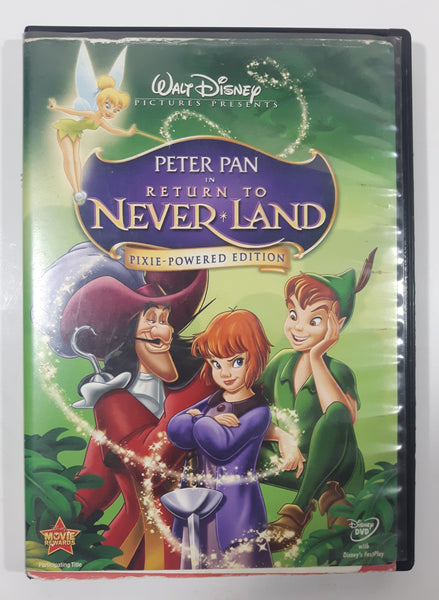 Walt Disney Pictures Presents Peter Pan In Return To Never Land Pixie-Powered Edition DVD Movie Film Disc - USED