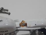 Vintage Yatming 1334 Honda CB-750 Four Police White Motor Cycle Die Cast Toy Vehicle Missing Parts