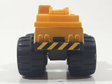 1998 Soma Mighty Wheels Construction Crane Yellow Die Cast Toy Car Vehicle