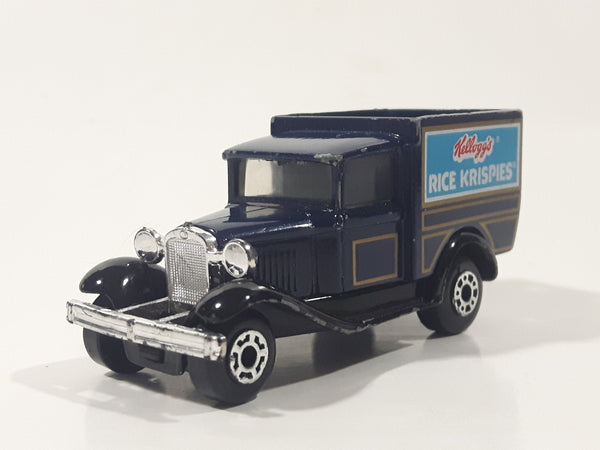 1990 Matchbox Model A Ford Kellogg's Rice Krispies Cereal Orange Die Cast Toy Classic Antique Car Delivery Vehicle