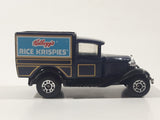 1990 Matchbox Model A Ford Kellogg's Rice Krispies Cereal Orange Die Cast Toy Classic Antique Car Delivery Vehicle