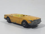 Vintage 1973 Lesney Matchbox Super Fast Mercedes 350 SL Convertible Orange Die Cast Toy Car Vehicle