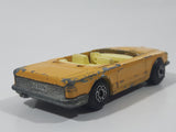 Vintage 1973 Lesney Matchbox Super Fast Mercedes 350 SL Convertible Orange Die Cast Toy Car Vehicle