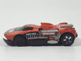 2003 Hot Wheels Maelstrom Police Short Fuse Bomb Orange Die Cast Toy Car Vehicle