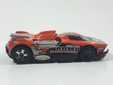 2003 Hot Wheels Maelstrom Police Short Fuse Bomb Orange Die Cast Toy Car Vehicle