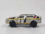Vintage Majorette No. 221 Audi Quattro White 1/68 Scale Die Cast Toy Car Vehicle with Opening Doors