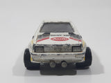Vintage Majorette No. 221 Audi Quattro White 1/68 Scale Die Cast Toy Car Vehicle with Opening Doors