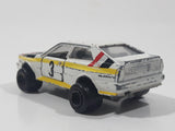 Vintage Majorette No. 221 Audi Quattro White 1/68 Scale Die Cast Toy Car Vehicle with Opening Doors