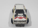 Vintage Majorette No. 221 Audi Quattro White 1/68 Scale Die Cast Toy Car Vehicle with Opening Doors