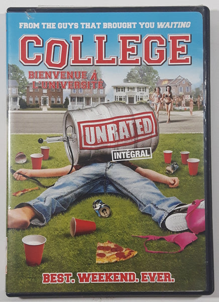 College Unrated DVD Movie Film Disc - USED