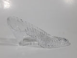 Shannon Crystal Designs Of Ireland Hand Crafted Crystal Glass Slipper 6 1/2" Long Ornament