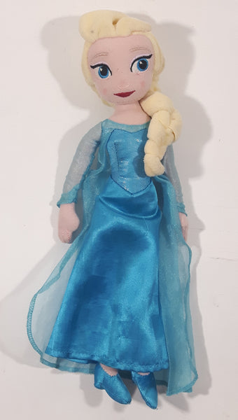 Disney Store Frozen Elsa 12" Tall Toy Doll Stuffed Plush Character