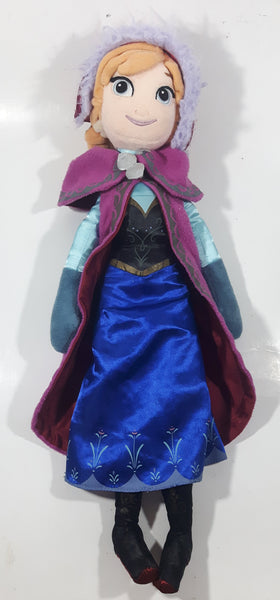 Disney Store Frozen Anna Character 21" Tall Toy Doll Stuff Plush Character