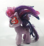 2016 Ty Beanie Babies My Little Pony Twilight Sparkle 8" Tall Toy Stuffed Plush with Tags