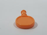 Geobra PlayMobil Plastic Orange 1 1/4" Toy Vanity Hand Mirror Accessory