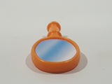 Geobra PlayMobil Plastic Orange 1 1/4" Toy Vanity Hand Mirror Accessory