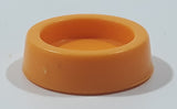 Geobra PlayMobil Plastic Orange 5/8" Toy Pet Dog Dish Accessory 3193570