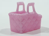 Geobra PlayMobil 1 1/8" Long Plastic Pink Pet Dog Basket Toy Accessory 3283730