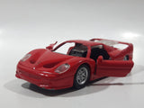 Maisto Ferrari F50 Red 1/39 Scale Pull Back Die Cast Toy Car Vehicle with Opening Doors