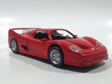 Maisto Ferrari F50 Red 1/39 Scale Pull Back Die Cast Toy Car Vehicle with Opening Doors