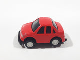 D9-NK7 Red Sedan Pull Back Die Cast Toy Car Vehicle