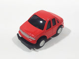 D9-NK7 Red Sedan Pull Back Die Cast Toy Car Vehicle