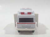 1996 Tomy Tomica No. 118 Super Ambulance White Die Cast Toy Car Vehicle with Slide Out Sides