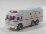 1996 Tomy Tomica No. 118 Super Ambulance White Die Cast Toy Car Vehicle with Slide Out Sides