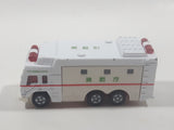1996 Tomy Tomica No. 118 Super Ambulance White Die Cast Toy Car Vehicle with Slide Out Sides