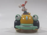 Disney Amblin Who Framed Roger Rabbit? Benny The Cab Yellow Plastic Pull Back Toy Car Vehicle