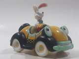 Disney Amblin Who Framed Roger Rabbit? Benny The Cab Yellow Plastic Pull Back Toy Car Vehicle