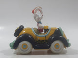 Disney Amblin Who Framed Roger Rabbit? Benny The Cab Yellow Plastic Pull Back Toy Car Vehicle