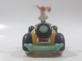 Disney Amblin Who Framed Roger Rabbit? Benny The Cab Yellow Plastic Pull Back Toy Car Vehicle