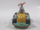Disney Amblin Who Framed Roger Rabbit? Benny The Cab Yellow Plastic Pull Back Toy Car Vehicle