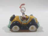 Disney Amblin Who Framed Roger Rabbit? Benny The Cab Yellow Plastic Pull Back Toy Car Vehicle