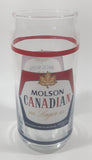 Molson Canadian Lager Beer Biere 6 1/2" Tall Glass Cup