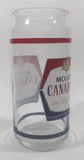 Molson Canadian Lager Beer Biere 6 1/2" Tall Glass Cup