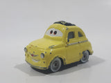 Disney Pixar Cars Fiat 500 Luigi Yellow Die Cast Toy Car Vehicle
