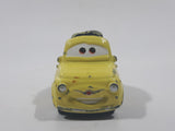 Disney Pixar Cars Fiat 500 Luigi Yellow Die Cast Toy Car Vehicle