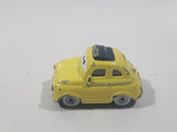 Disney Pixar Cars Fiat 500 Luigi Yellow Die Cast Toy Car Vehicle