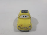 Disney Pixar Cars Fiat 500 Luigi Yellow Die Cast Toy Car Vehicle