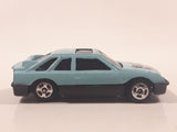 Unknown Brand Top Racing Light Blue Die Cast Toy Car Vehicle