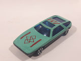 Unknown Brand 929H Teal Die Cast Toy Car Vehicle
