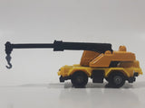 Welly No. 8315 Crane Truck Yellow Die Cast Toy Car Vehicle