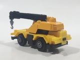Welly No. 8315 Crane Truck Yellow Die Cast Toy Car Vehicle