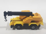 Welly No. 8315 Crane Truck Yellow Die Cast Toy Car Vehicle