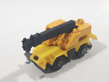 Welly No. 8315 Crane Truck Yellow Die Cast Toy Car Vehicle