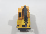 Welly No. 8315 Crane Truck Yellow Die Cast Toy Car Vehicle
